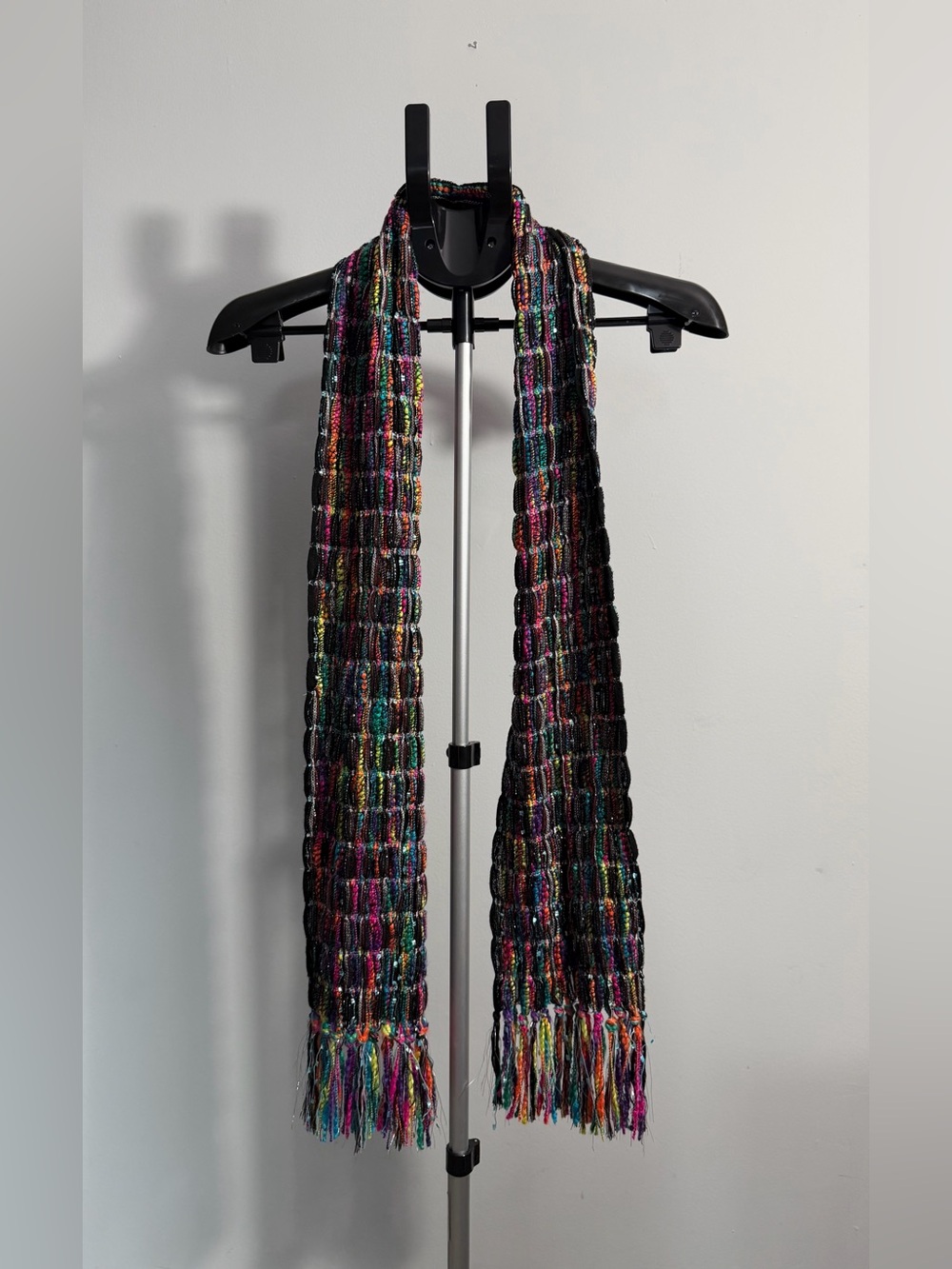 Multicolor Metallic Thread Scarf - Women Accessories